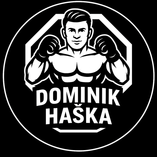 Logo s boxerským motivem a jménem.