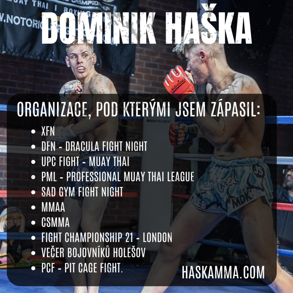 Organizace pod kterymi jsem zápasil